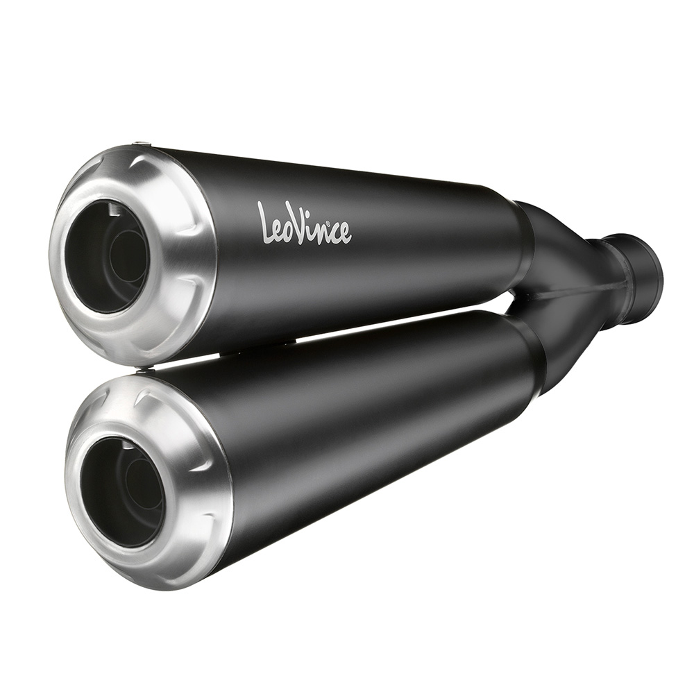 Escape completo LeoVince GP Duals negro Yamaha XSR 700 21-